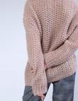 Пудровый свитер Altamira крупной вязки