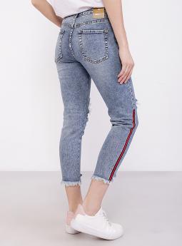Джинсы Стильные джинсы с лампасами от MISS BON BON 