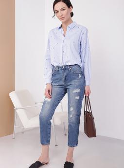 Джинсы Модные укороченные джинсы от Angelica Denim