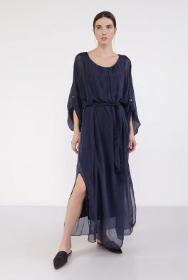 Платье Темно-синее платье в пол Made in Italy