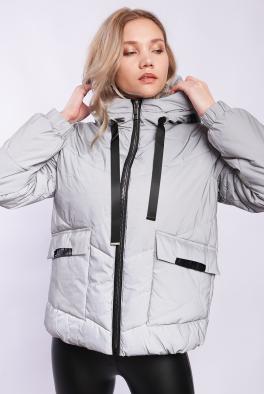 Джинсовка Светоотражающая куртка серый металлик от Z-Design
