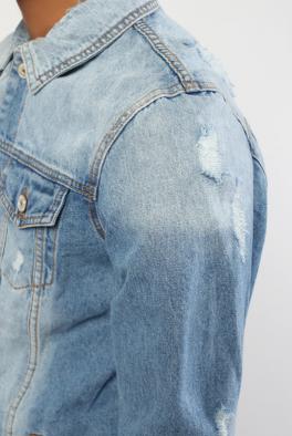 Джинсовка Голубая джинсовая куртка BRUNO LEONI