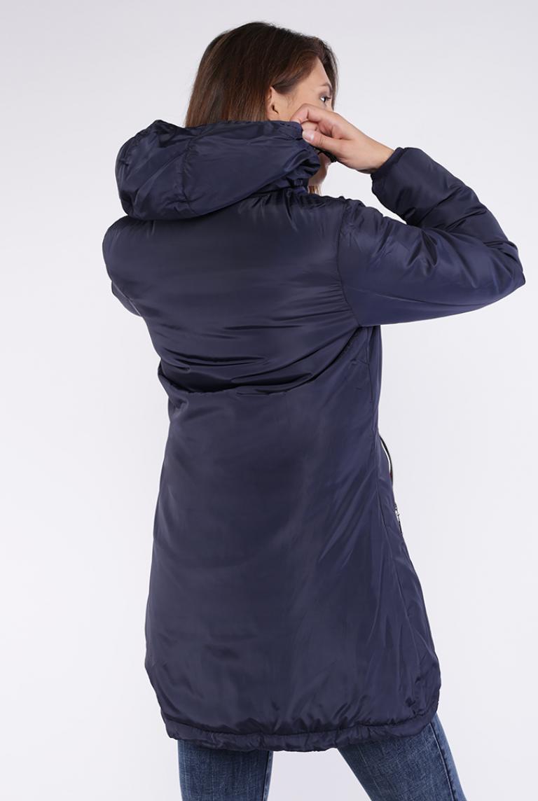 Двусторонняя куртка сине-серого цвета от Bludeise