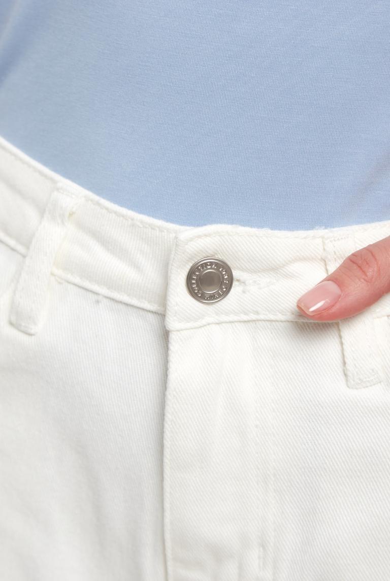 Белые джинсовые шорты от Premium Jeans