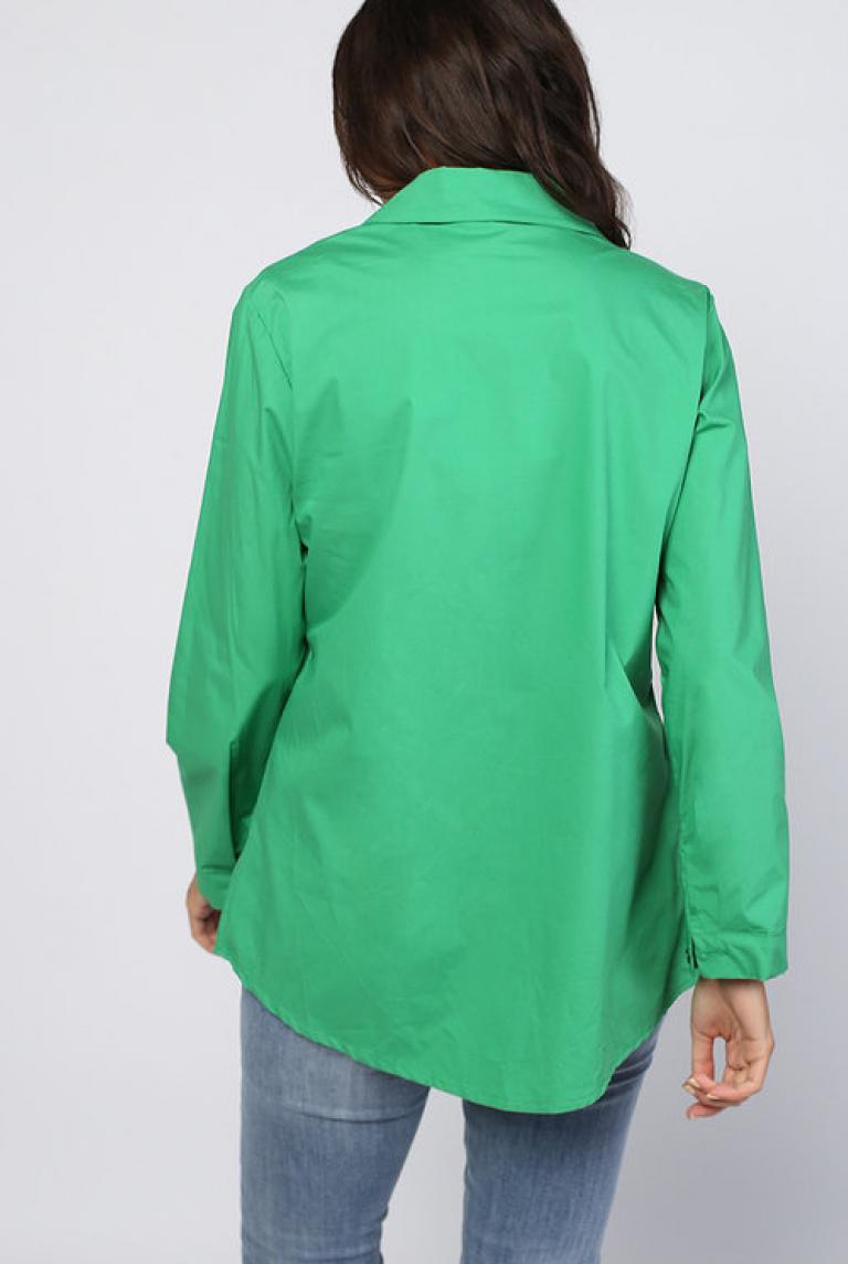 Оригинальная зеленая рубашка Stella Milani
