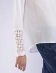 Стильная блуза Ada Gatti белого цвета