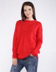 Красный свитер Ada Gatti на декоративной шнуровке