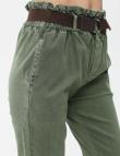 Стильные брюки хаки на резинке от G&G
