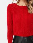 Джемпер красного цвета Italy Moda
