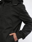 Стильная куртка Just Key черного цвета