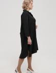 Элегантное платье-рубашка черного цвета от Wendy Trendy