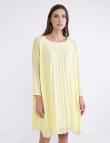 Плиссированное короткое лимонное платье от Coolples Moda 