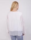 Шелковая белая блуза от New Grinta