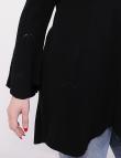 Свободный асимметричный джемпер черного цвета от Beauty Women