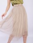 Пышная юбка песочного цвета от Liqui