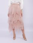 Розовая юбка с рюшами от Liqui