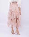 Розовая юбка с рюшами от Liqui