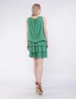 Платье Fashion зеленое свободное