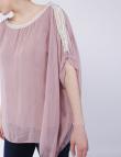 Безразмерная блузка Fashion розовая