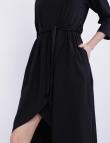 Черное платье Stella Milani из хлопка