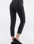 Классические укороченные джинсы черного цвета от Miss Bon Bon