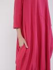 Платье оверсайз от Wendy Trendy цвета фуксии с карманами