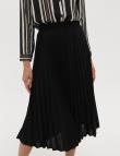 Плиссированная юбка черного цвета от KALI