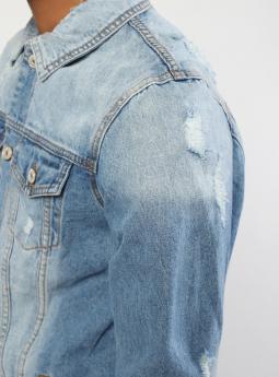 Джинсовка Голубая джинсовая куртка BRUNO LEONI