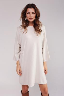 Платье Платье молочного цвета свободного кроя от E-Woman