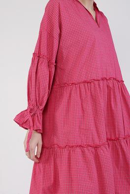 Платье Розовое платье Wendy Trendy в клетку