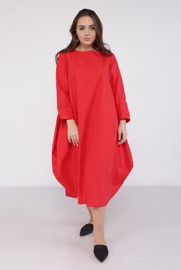 Платье Красное широкое платье от Wendy Trendy