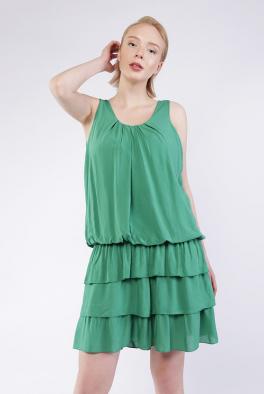 Платье Платье Fashion зеленое свободное