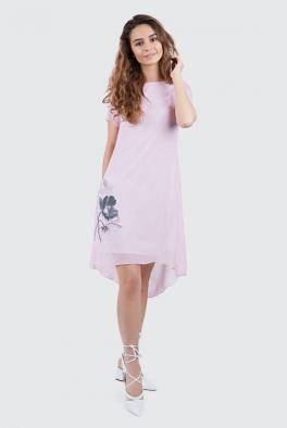 Платье Нежное розовое платье из шифона