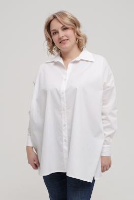 Рубашка Белая рубашка оверсайз от Wendy Trendy