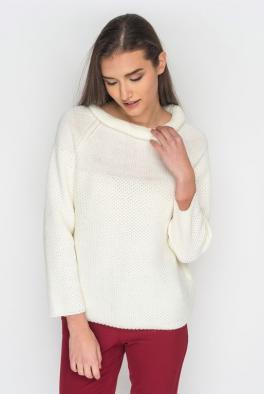 Свитер Теплый свитер белого цвета из турецкой пряжи