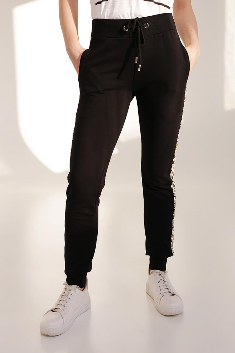 Черные спортивные брюки с  принтом от California & Miss