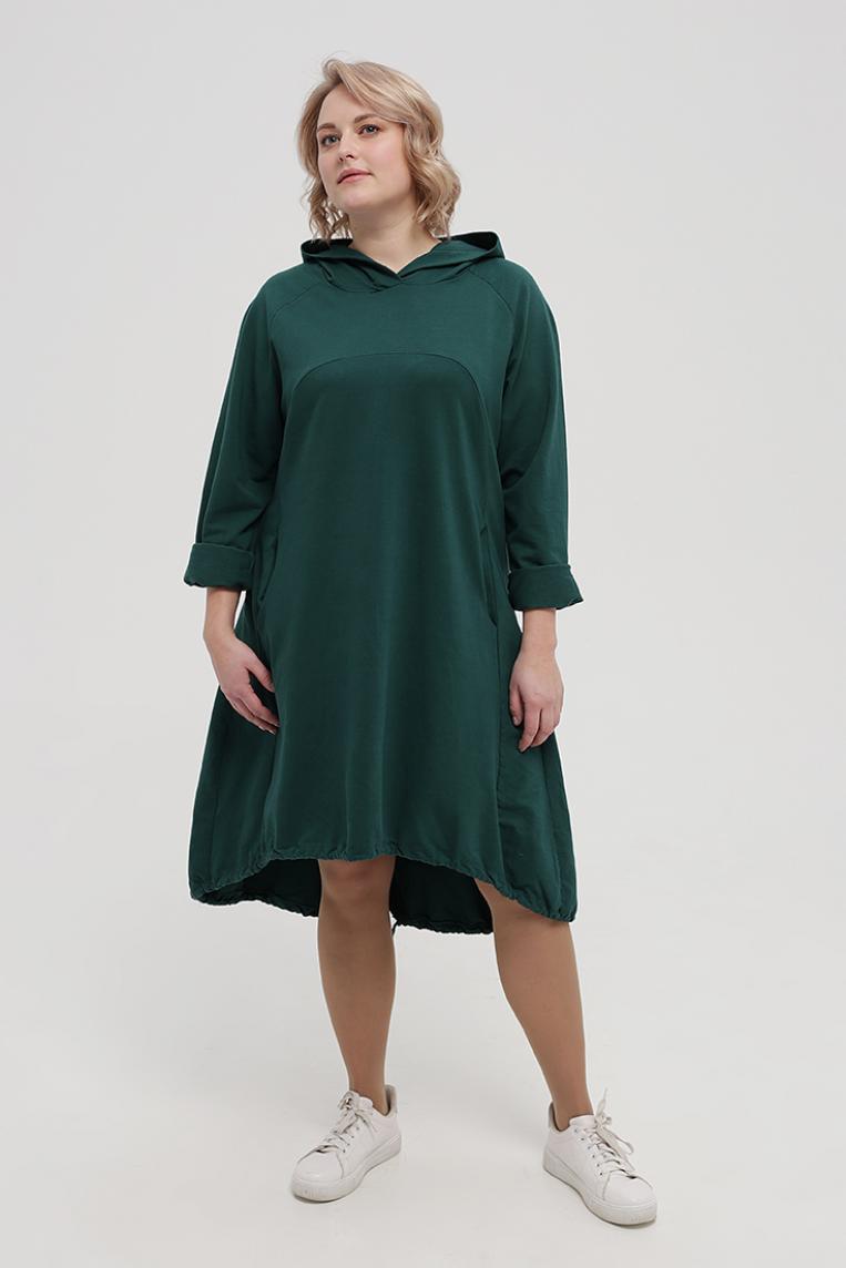 Спортивное платье темно-зеленого цвета от L&N