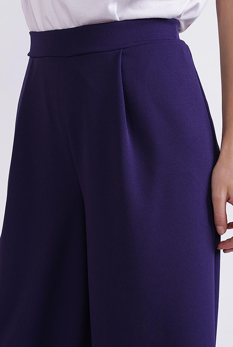 Широкие брюки Coolples Moda фиолетовые