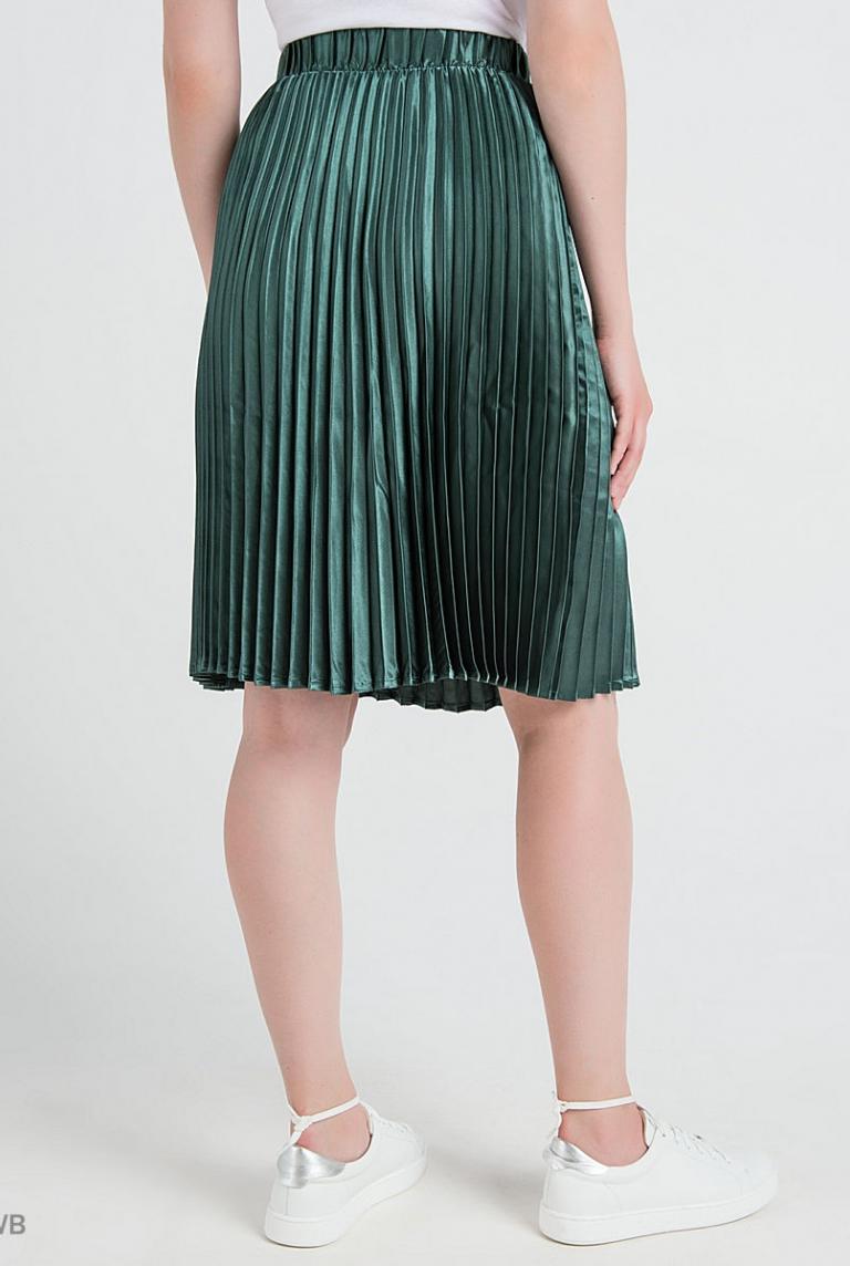 Плиссированная юбка с эффектом металлик от Noisy May