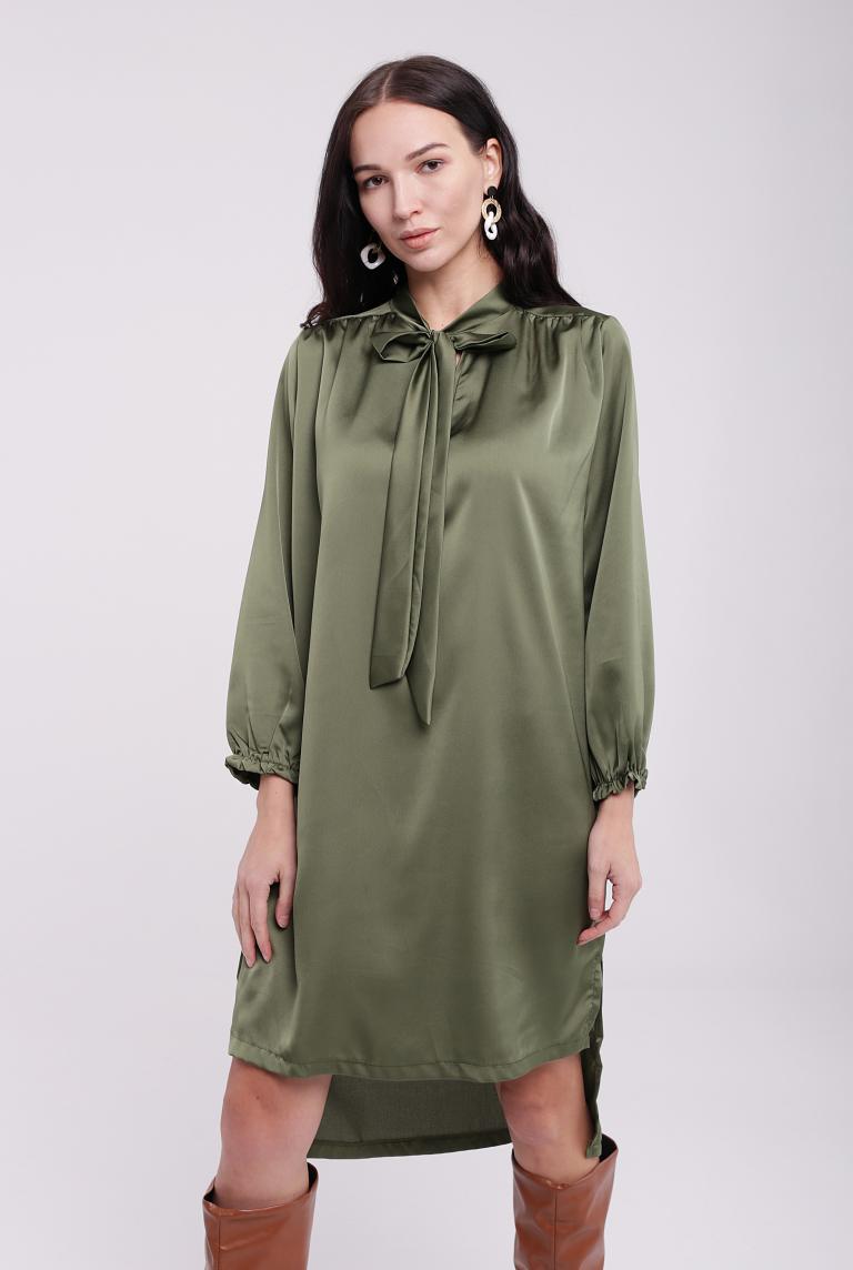Темно-зеленое стильное платье от The Coolples
