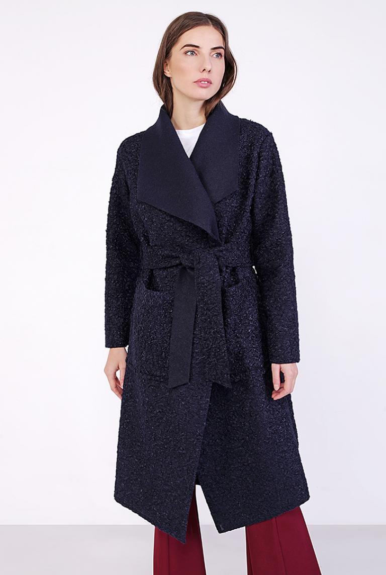 Пальто-халат с поясом от Fashion Moda