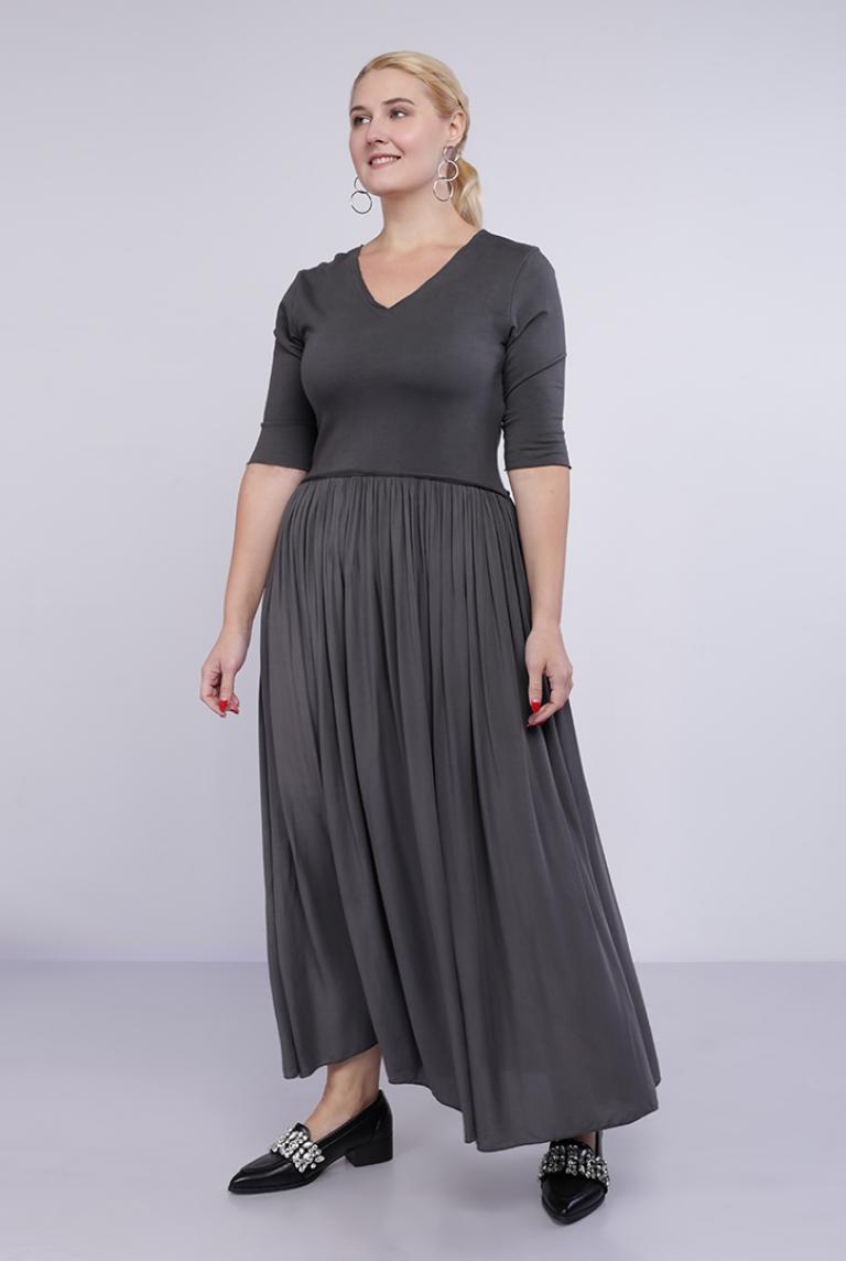 Платье темно-серого цвета Stella Milani в пол